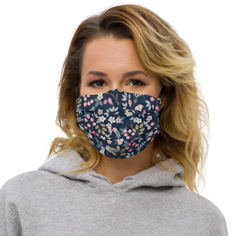 Premium face mask - Floral Print