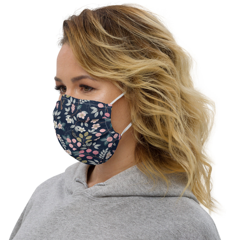 Premium face mask - Floral Print