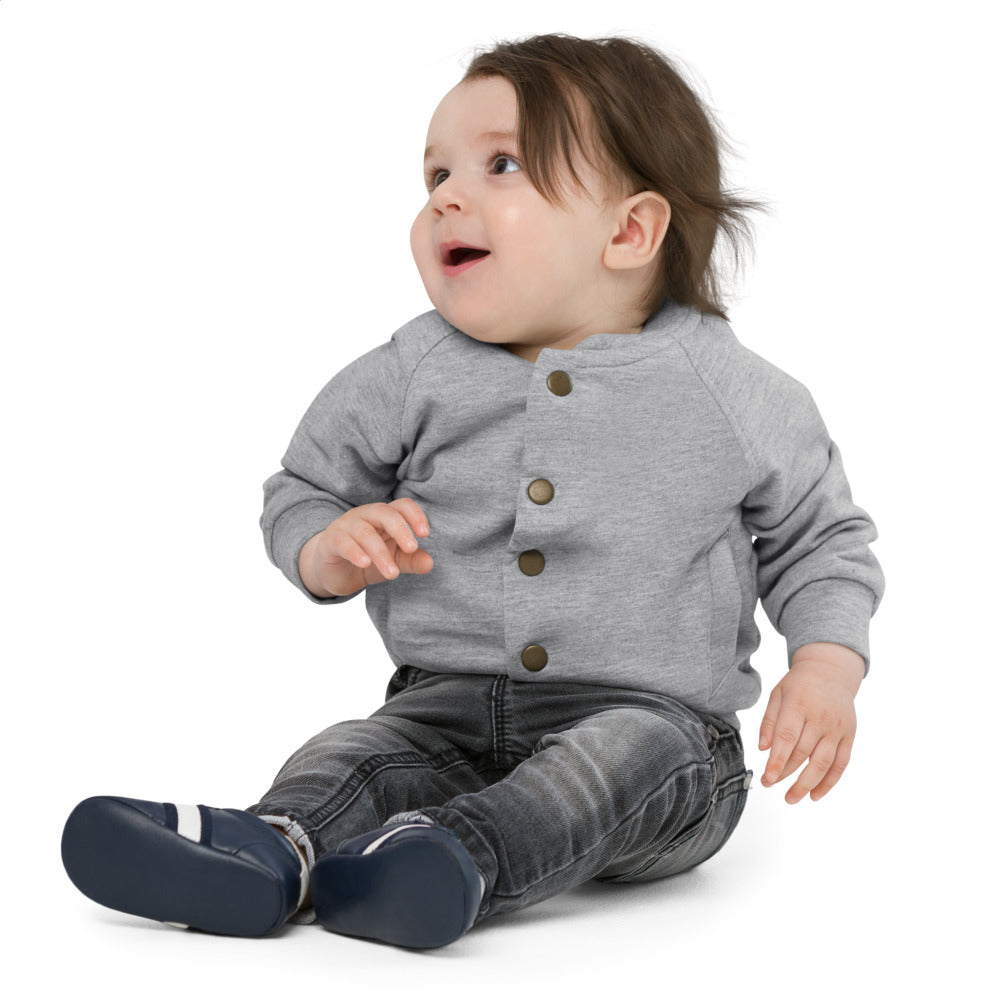 Kid's (Baby) Organic Bomber Jacket - Cute Dog