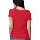 Women's Half Sleeve Round Neck T-Shirt - Catch The Waves