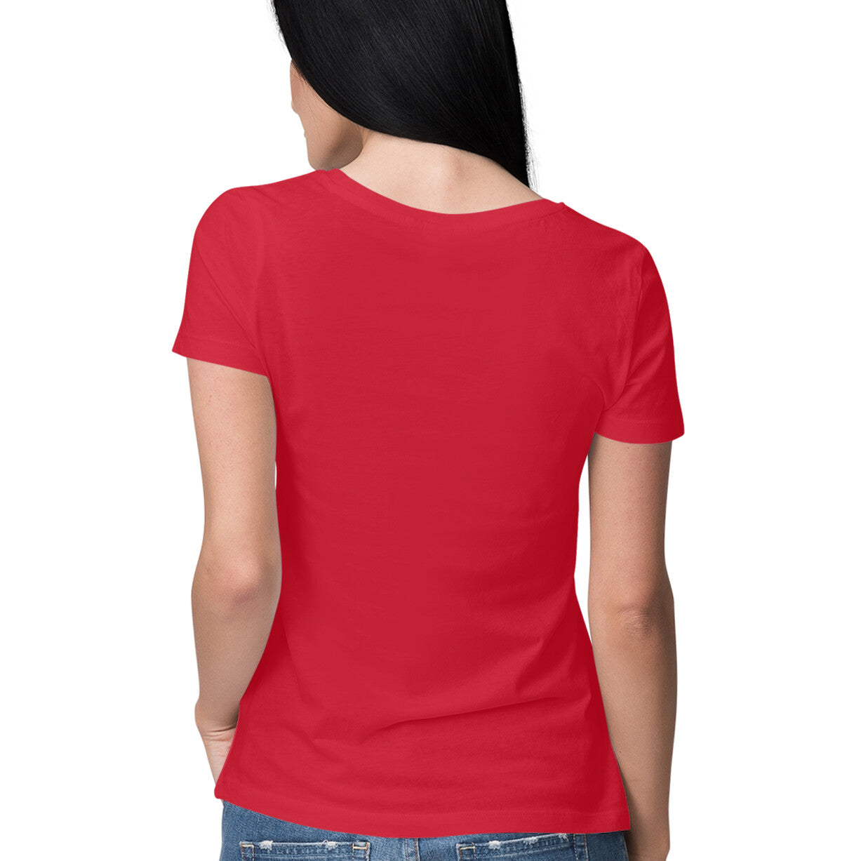 Women's Half Sleeve Round Neck T-Shirt - Catch The Waves