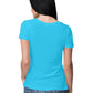 Women's Half Sleeve Round Neck T-Shirt - Catch The Waves