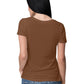 Women's Half Sleeve Round Neck T-Shirt - Catch The Waves