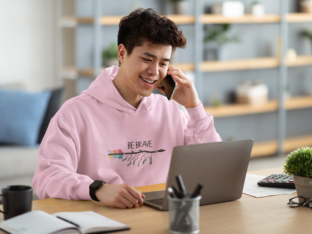 Men's Hoodie - Be Brave