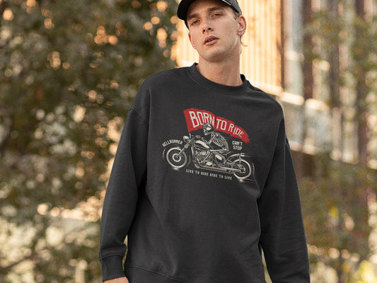 Men's Sweatshirt - Born To Ride