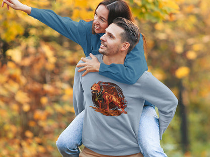 Men's Sweatshirt - Fire Dog