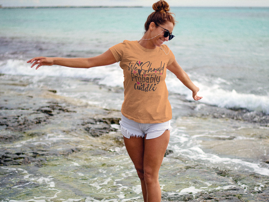 Women's T-shirt - We Should Cuddle