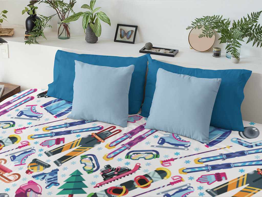 Throw Blanket 50″ × 60″ Winter Holidays