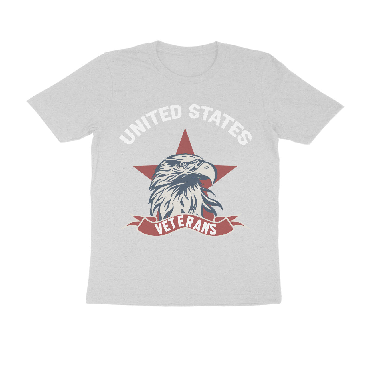 Men's Half Sleeve Round Neck T-Shirt - USA Veterans