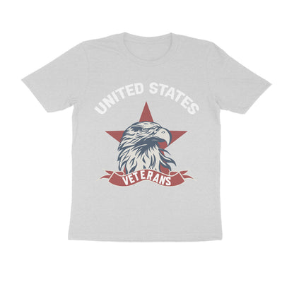 Men's Half Sleeve Round Neck T-Shirt - USA Veterans