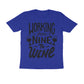 Men's Half Sleeve Round Neck T-Shirt - Nine To Wine