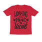 Men's Half Sleeve Round Neck T-Shirt - Nine To Wine