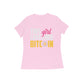 Women's Half Sleeve Round Neck T-Shirt - Love Bitcoin