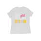 Women's Half Sleeve Round Neck T-Shirt - Love Bitcoin