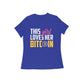 Women's Half Sleeve Round Neck T-Shirt - Love Bitcoin