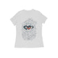 Women's Half Sleeve Round Neck T-Shirt - Abstract Eye
