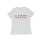Women's Half Sleeve Round Neck T-Shirt - Love Yourself