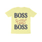 Kid's Half Sleeve Round Neck T-Shirt - The Real Boss
