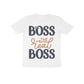 Kid's Half Sleeve Round Neck T-Shirt - The Real Boss