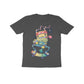 Kid's Half Sleeve Round Neck T-Shirt - Skateboarding