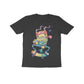 Kid's Half Sleeve Round Neck T-Shirt - Skateboarding