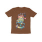 Kid's Half Sleeve Round Neck T-Shirt - Skateboarding