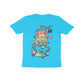 Kid's Half Sleeve Round Neck T-Shirt - Skateboarding