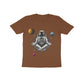 Kid's Half Sleeve Round Neck T-Shirt - Astronaut