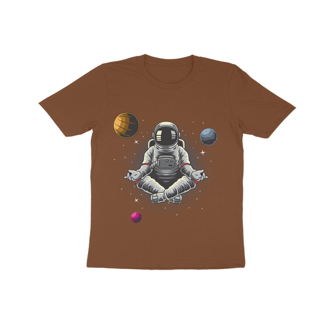 Kid's Half Sleeve Round Neck T-Shirt - Astronaut