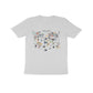 Kid's Half Sleeve Round Neck T-Shirt - World Map