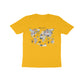 Kid's Half Sleeve Round Neck T-Shirt - World Map
