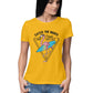 Women's Half Sleeve Round Neck T-Shirt - Catch The Waves