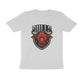 Men's Round Neck Half Sleeves Cotton T-shirt - Bull