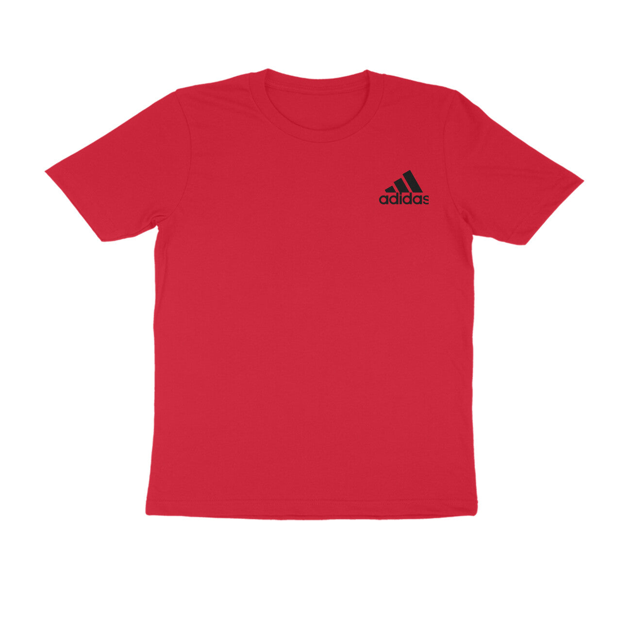 Men's Round-neck Half Sleeves Cotton T-shirt - Adidas