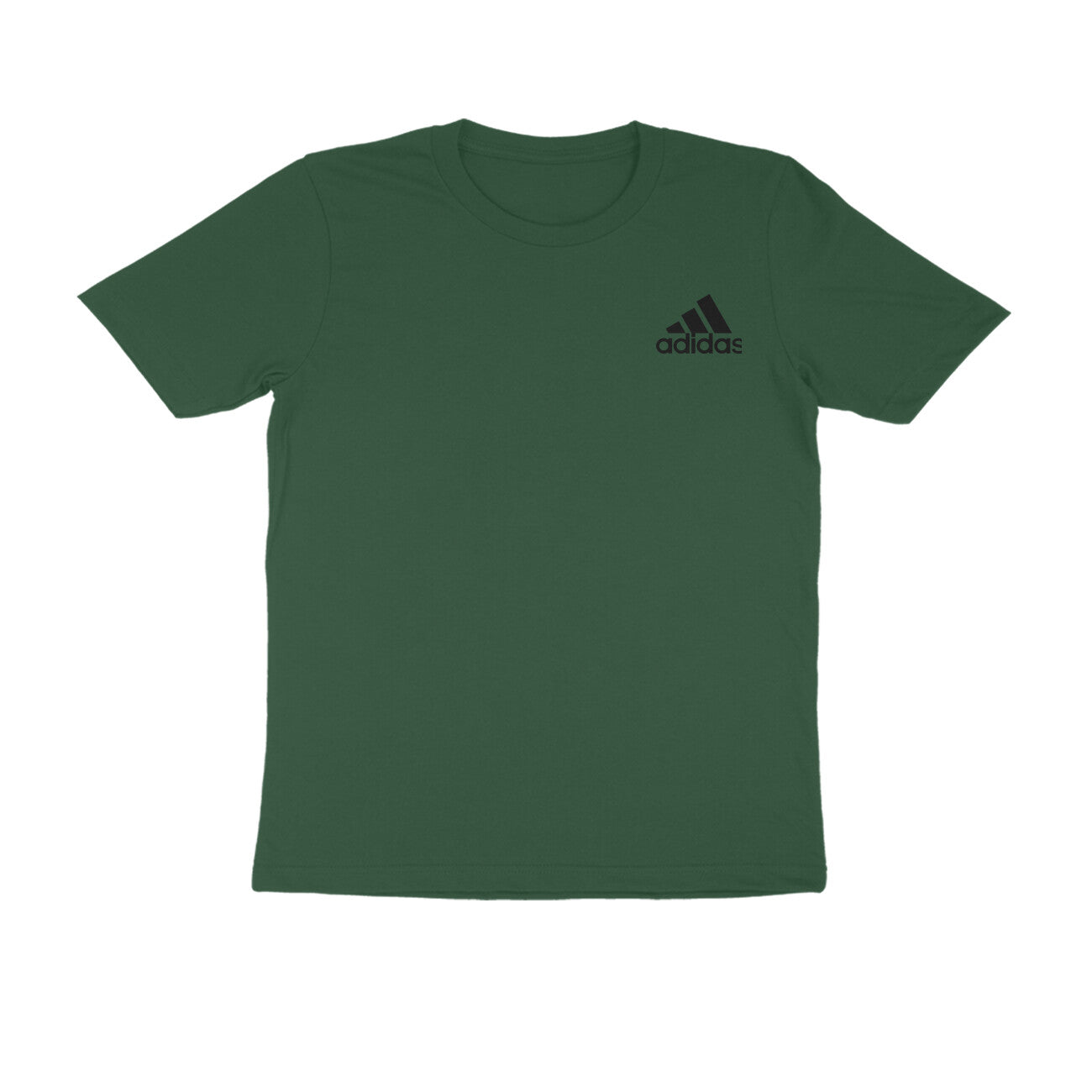 Men's Round-neck Half Sleeves Cotton T-shirt - Adidas