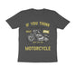 Men's Round-neck Half Sleeves Cotton T-shirt - Motorcycle