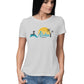 Women's Round-neck Half Sleeves Cotton T-shirt - Aloha Hawaii