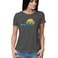 Women's Round-neck Half Sleeves Cotton T-shirt - Aloha Hawaii