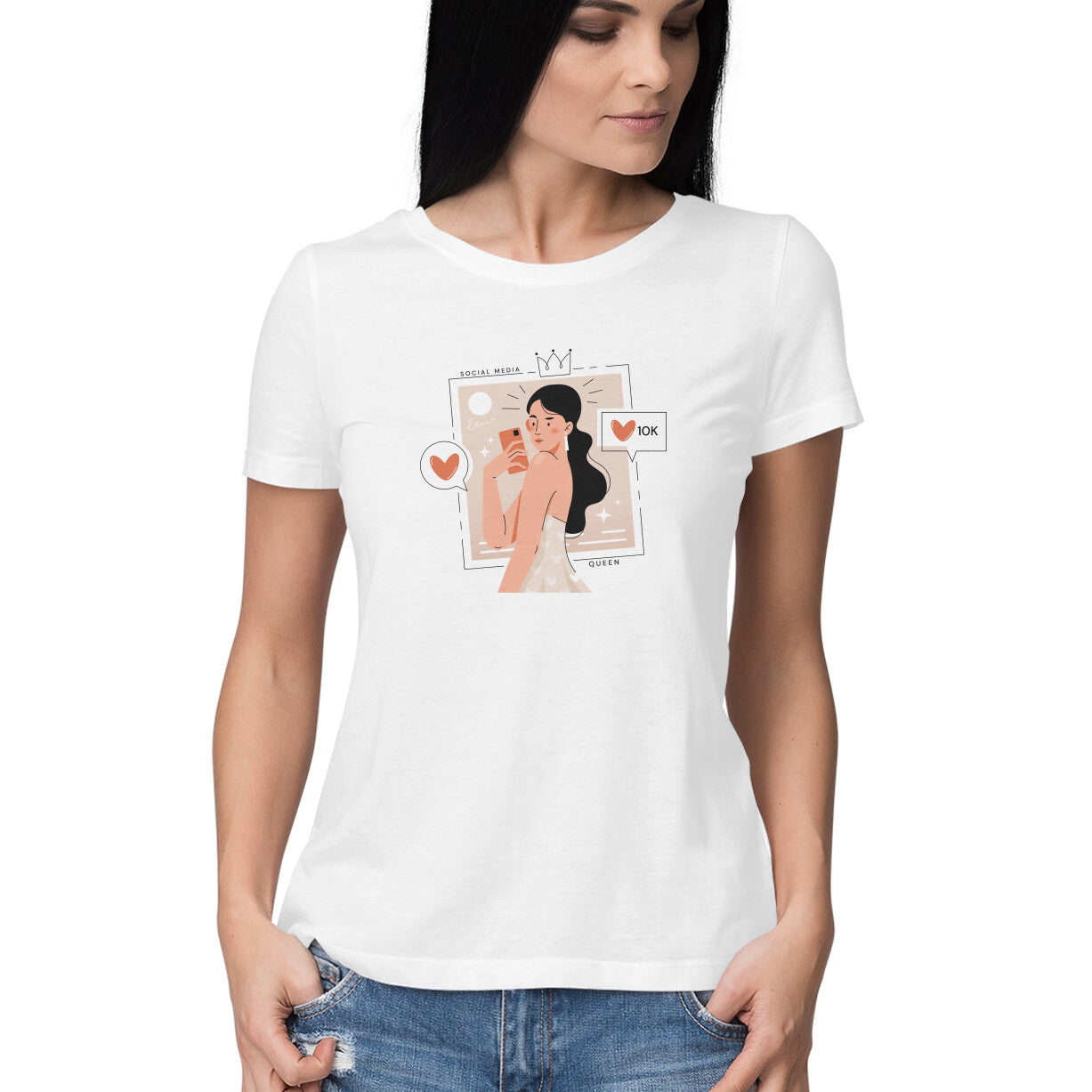 Women's T-shirt - Selfie Girl