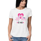 Women's Round-neck Half Sleeves Cotton T-shirt - Be Mine
