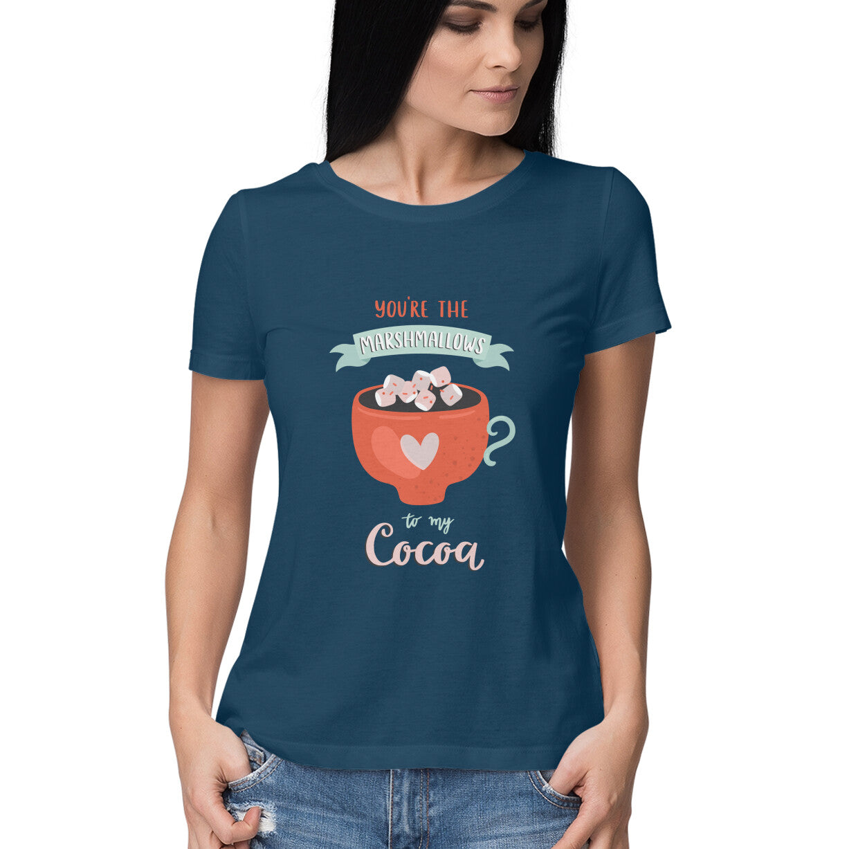 Women's T-shirt - Marshmallow & Cocoa