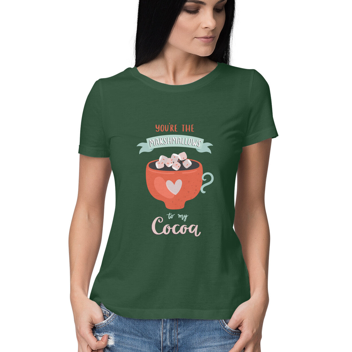 Women's T-shirt - Marshmallow & Cocoa