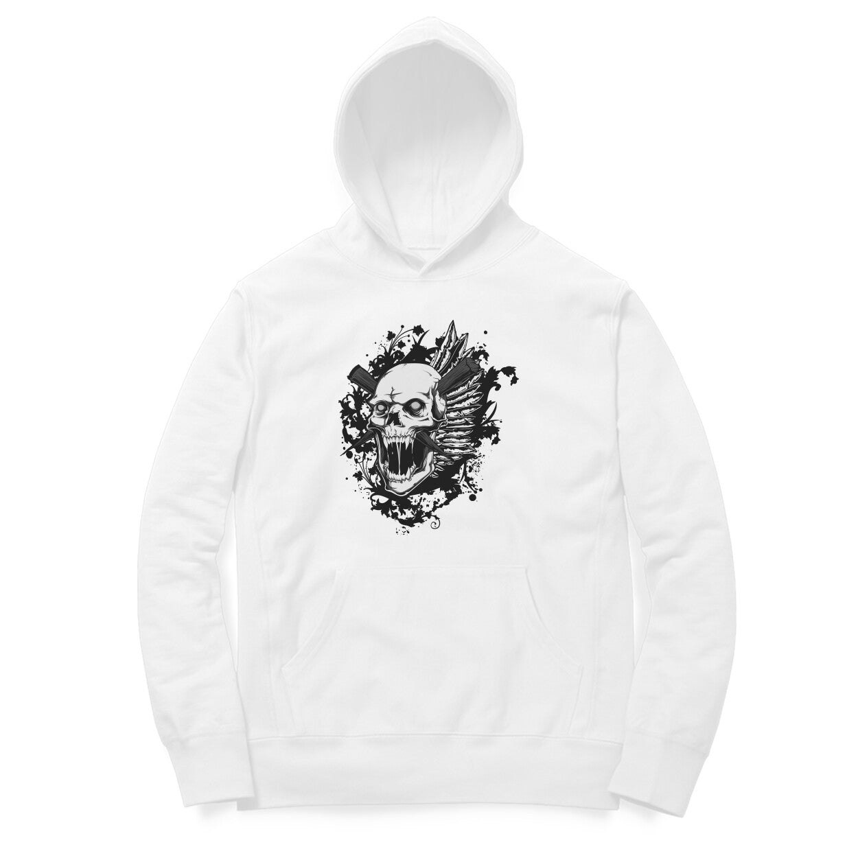 Men's Hoodie - Skull Smash