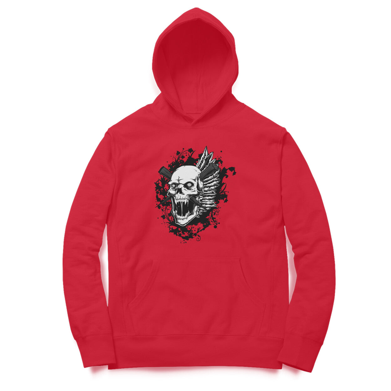 Men's Hoodie - Skull Smash