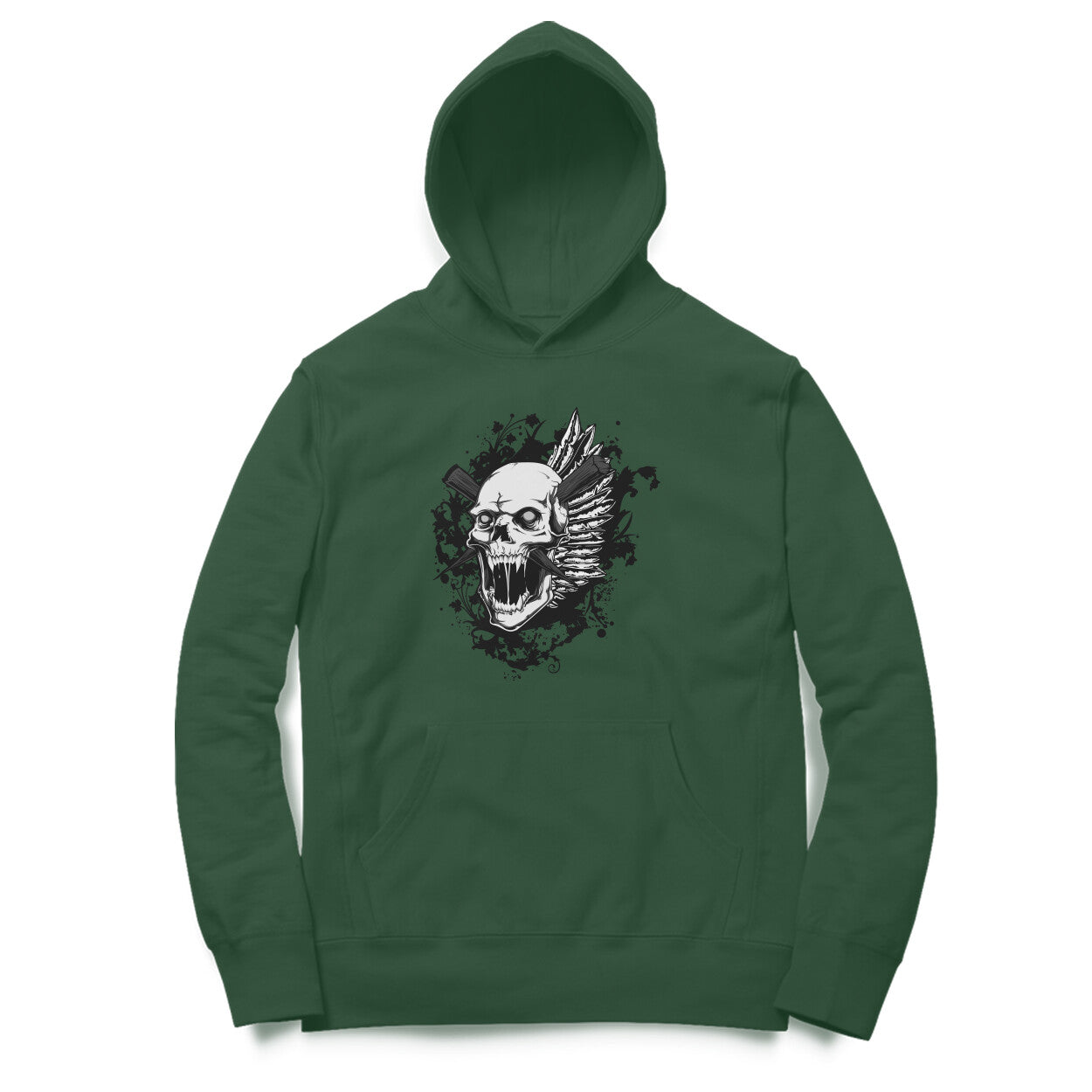 Men's Hoodie - Skull Smash