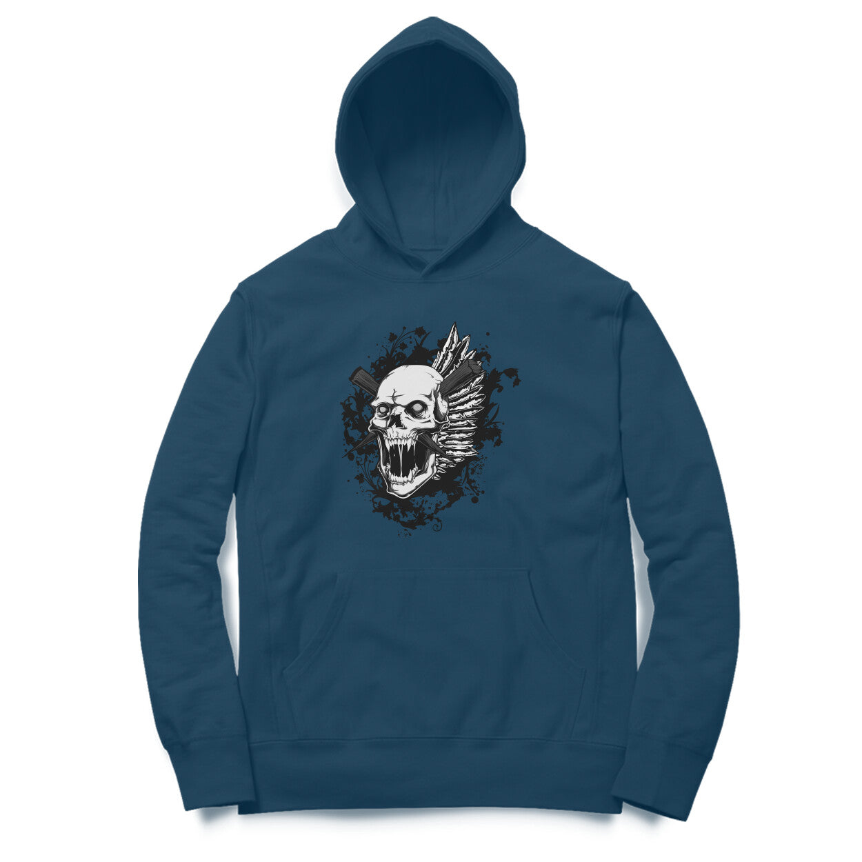 Men's Hoodie - Skull Smash
