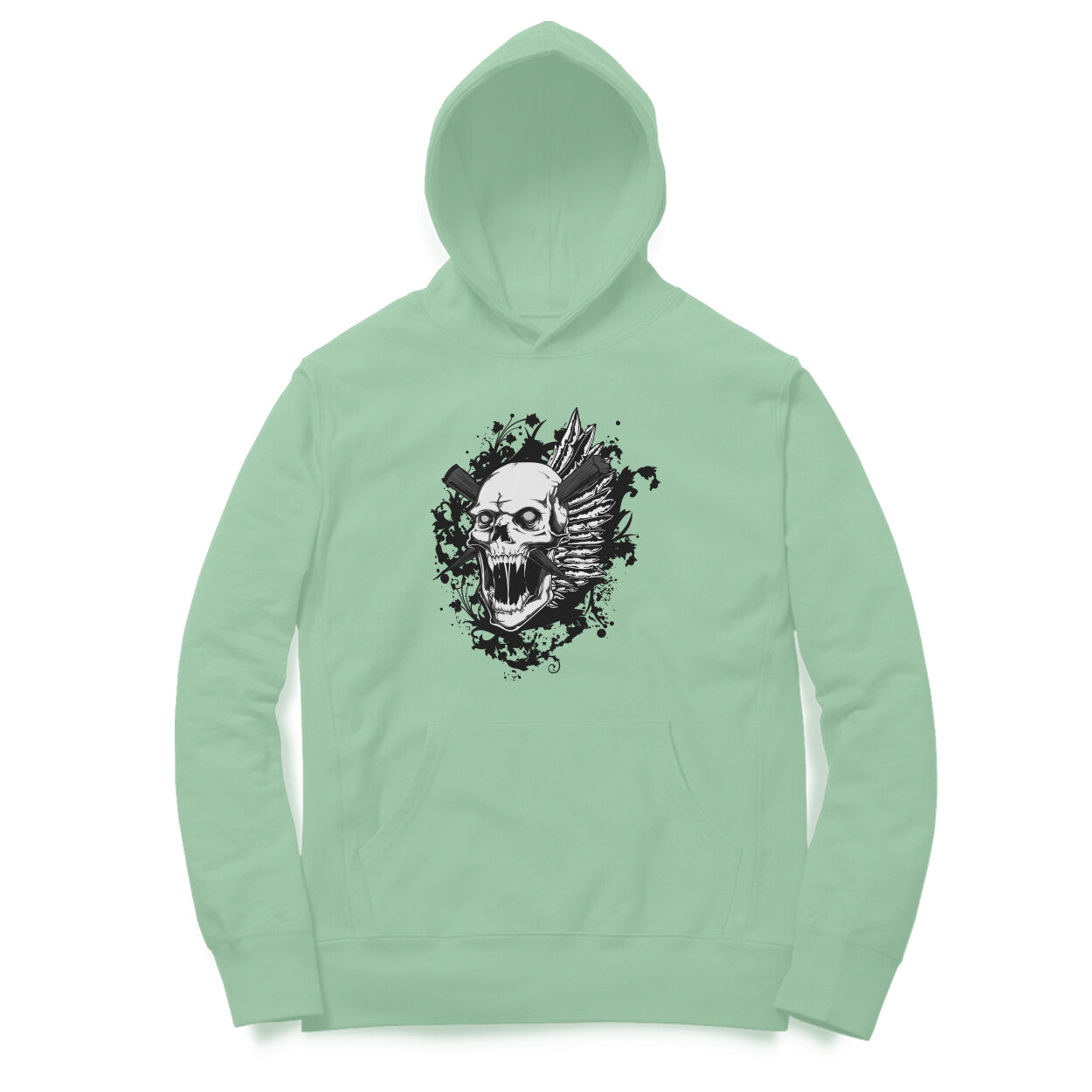 Men's Hoodie - Skull Smash