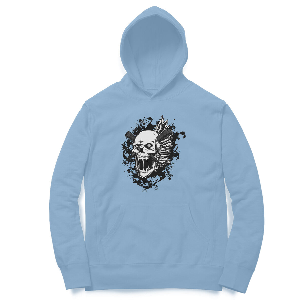 Men's Hoodie - Skull Smash