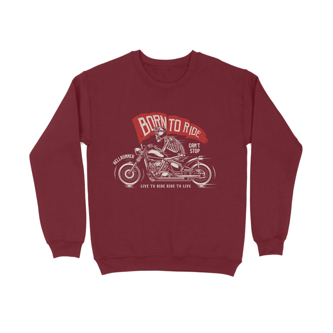 Men's Sweatshirt - Born To Ride
