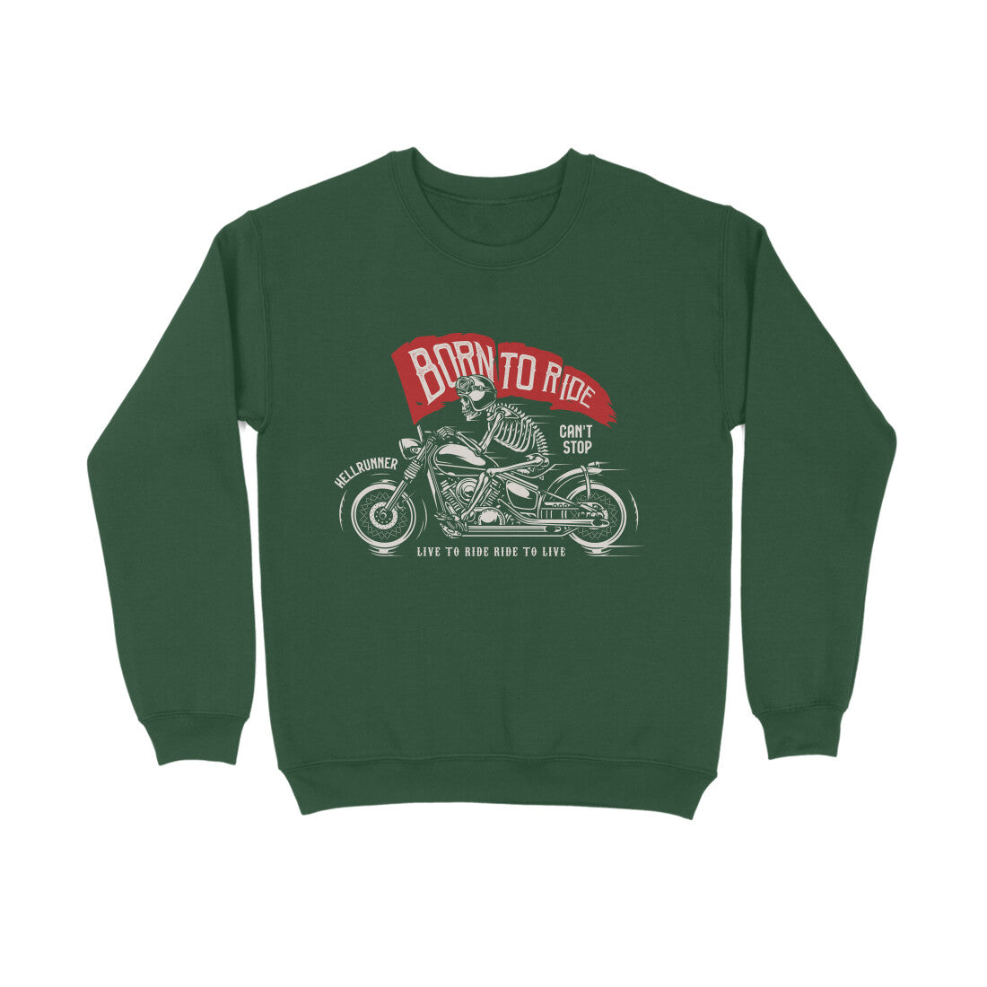 Men's Sweatshirt - Born To Ride
